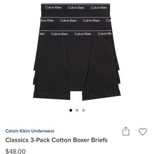 Calvin Klein men’s underwear.  Brand new